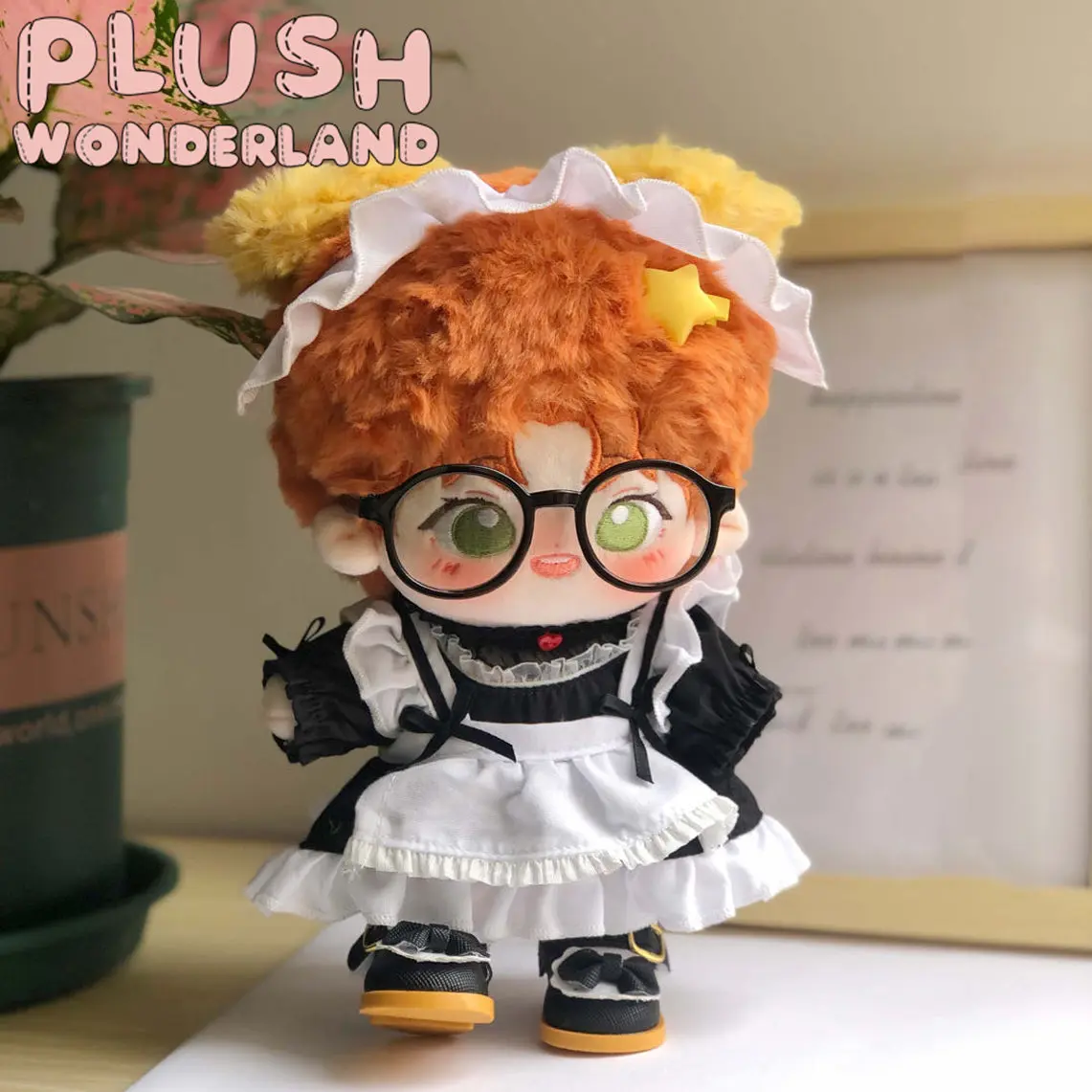 【INSTOCK】PLUSH WONDERLAND Black Lace Maid Suit 10CM/ 20CM Doll Clothes - Image 5