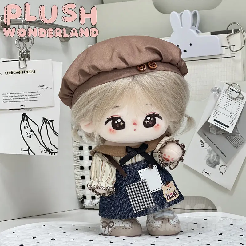 【INSTOCK】PLUSH WONDERLAND Caramel Bear Set 20CM Doll Clothes - Image 4