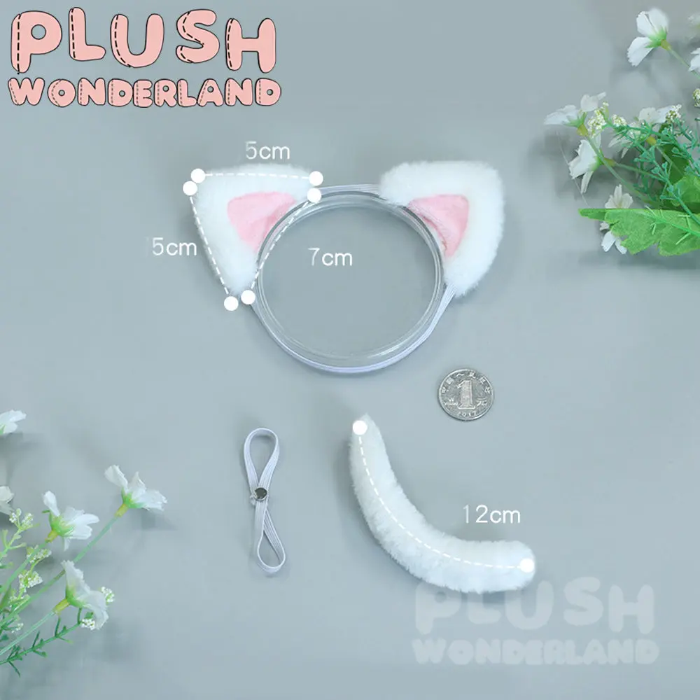 【INSTOCK】PLUSH WONDERLAND Cat ear and tail 20CM Doll Accessory - Image 12