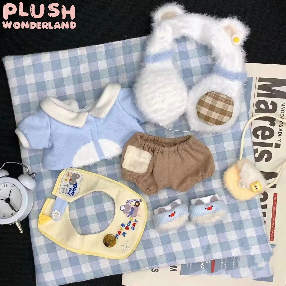 【INSTOCK】PLUSH WONDERLAND Cheese Snow Fluffy 10CM/20CM Doll Clothes - Image 3