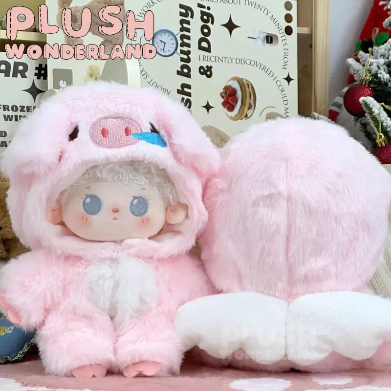【INSTOCK】PLUSH WONDERLAND Flying Piggy Hoodie 20CM Doll Clothes - Image 2