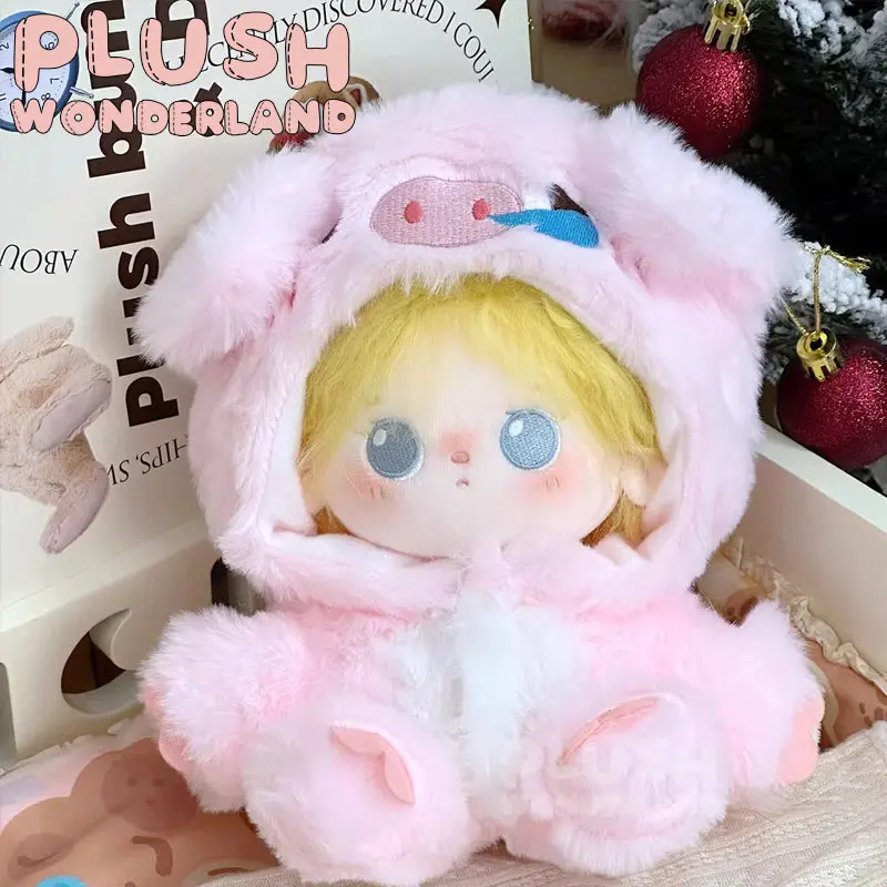 【INSTOCK】PLUSH WONDERLAND Flying Piggy Hoodie 20CM Doll Clothes - Image 4