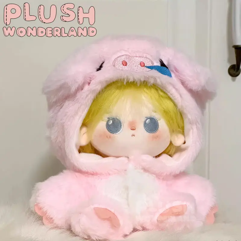 【INSTOCK】PLUSH WONDERLAND Flying Piggy Hoodie 20CM Doll Clothes - Image 5