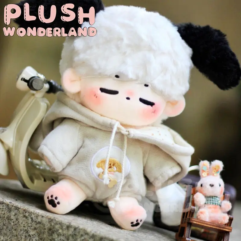 【INSTOCK】PLUSH WONDERLAND Good Night Hooded romper Set 20CM Doll Clothes - Image 2