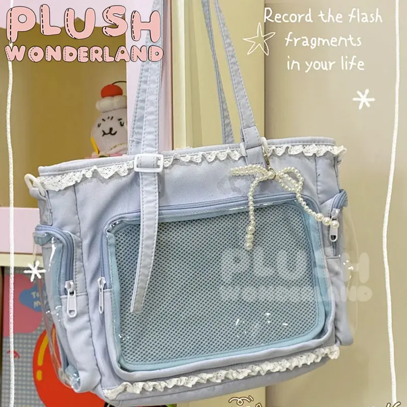 【INSTOCK】PLUSH WONDERLAND Lace Pearl Tote ita-bag - Image 2