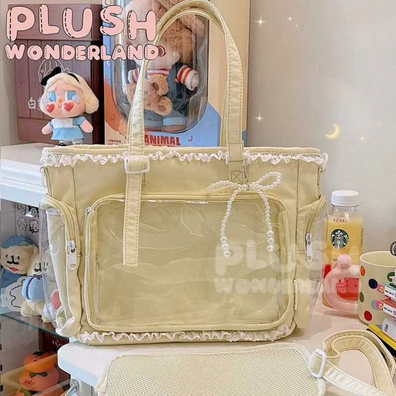 【INSTOCK】PLUSH WONDERLAND Lace Pearl Tote ita-bag - Image 4