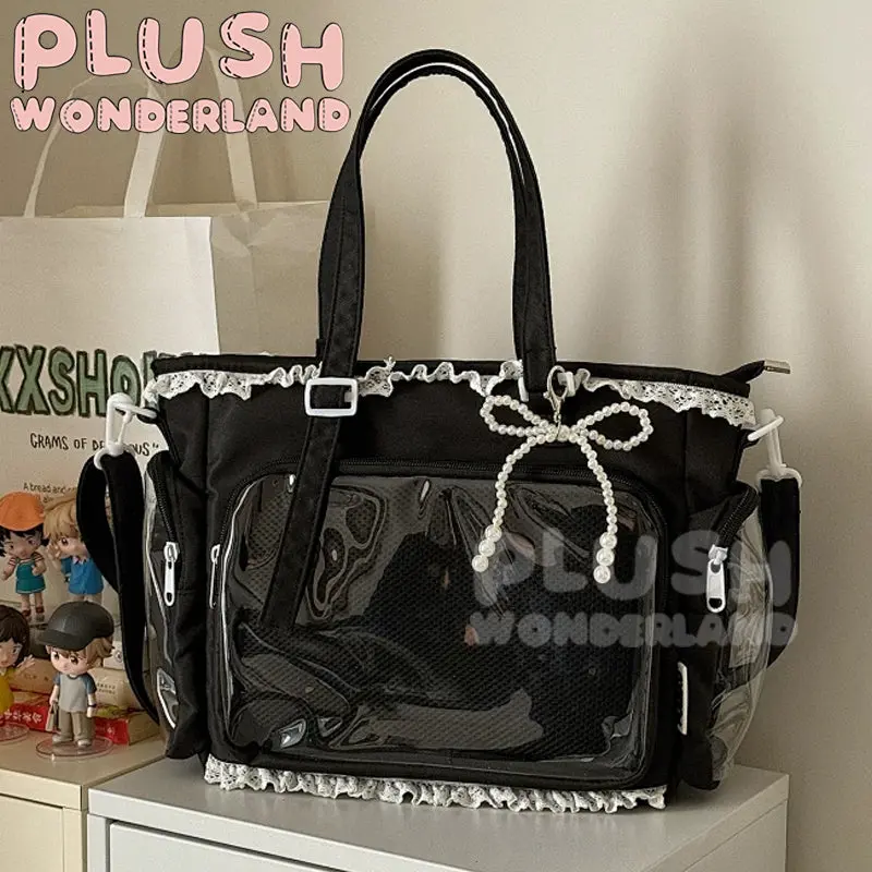 【INSTOCK】PLUSH WONDERLAND Lace Pearl Tote ita-bag - Image 6