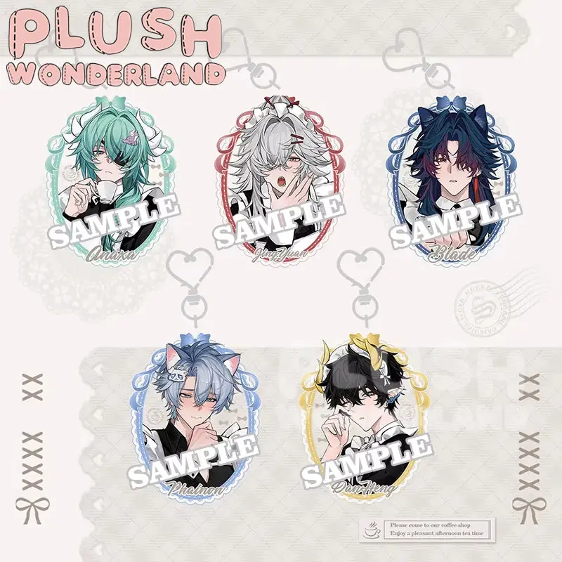 【INSTOCK】PLUSH WONDERLAND Male Servant Series Gold powder Badges/Acrylic pendant - Image 2