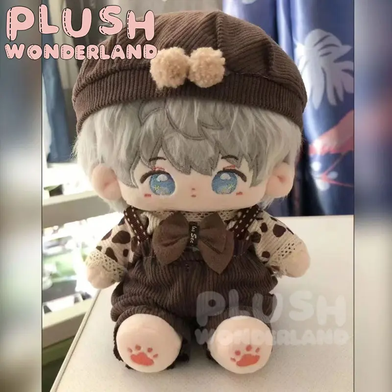 【INSTOCK】PLUSH WONDERLAND polka dot overalls Set 20CM Doll Clothes - Image 6