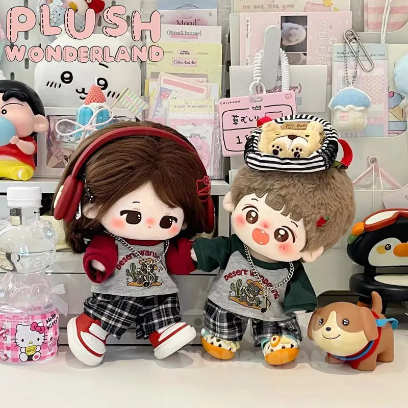 【INSTOCK】PLUSH WONDERLAND Retro Casual Suit Set 20CM Doll Clothes - Image 2