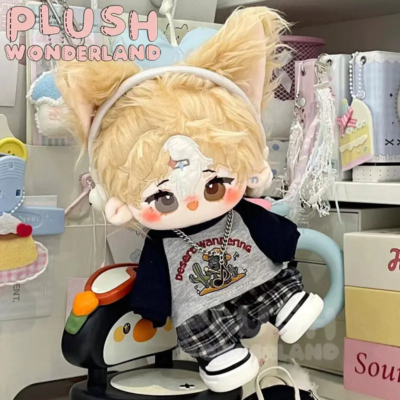【INSTOCK】PLUSH WONDERLAND Retro Casual Suit Set 20CM Doll Clothes - Image 4