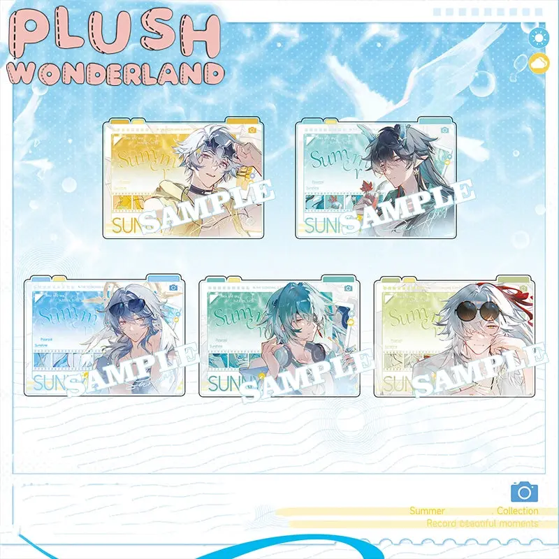 【INSTOCK】PLUSH WONDERLAND Summer Series Gold powder Badges/Acrylic pendant - Image 2