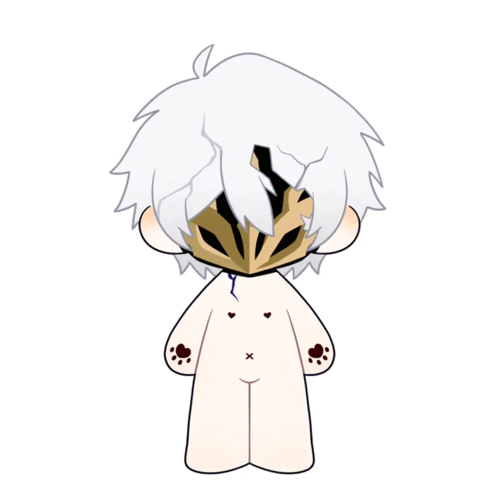 【PRESALE】PLUSH WONDERLAND Black Monster 20CM Cotton Doll FANMADE - Image 5