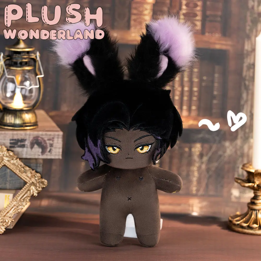 【Doll In Stock】PLUSH WONDERLAND Black Rabbit Traveler Plushie 20CM Cotton Doll - Image 3