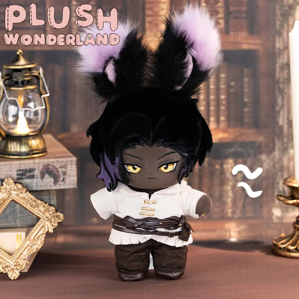 【Doll In Stock】PLUSH WONDERLAND Black Rabbit Traveler Plushie 20CM Cotton Doll - Image 4