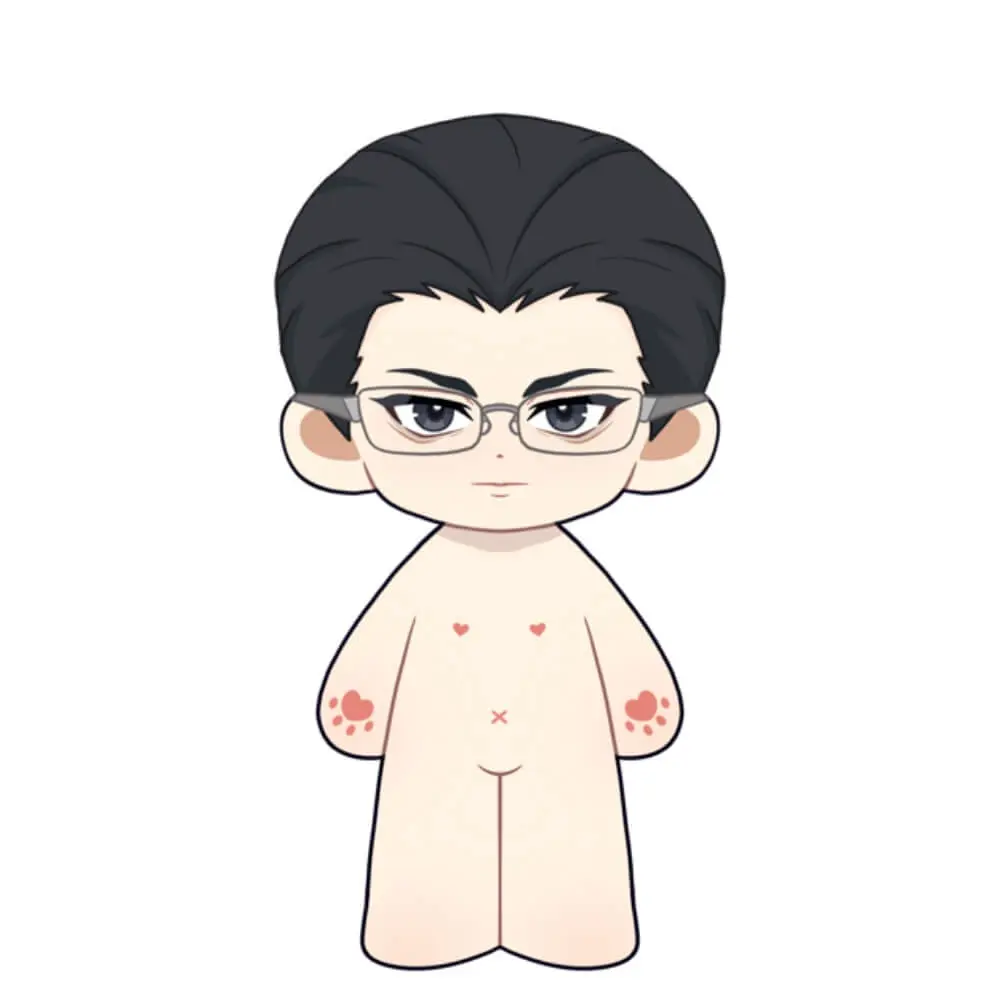 【Plushie Design】PLUSH WONDERLAND Dark Blue Hair Plushie 20CM Doll FANMADE - Image 3