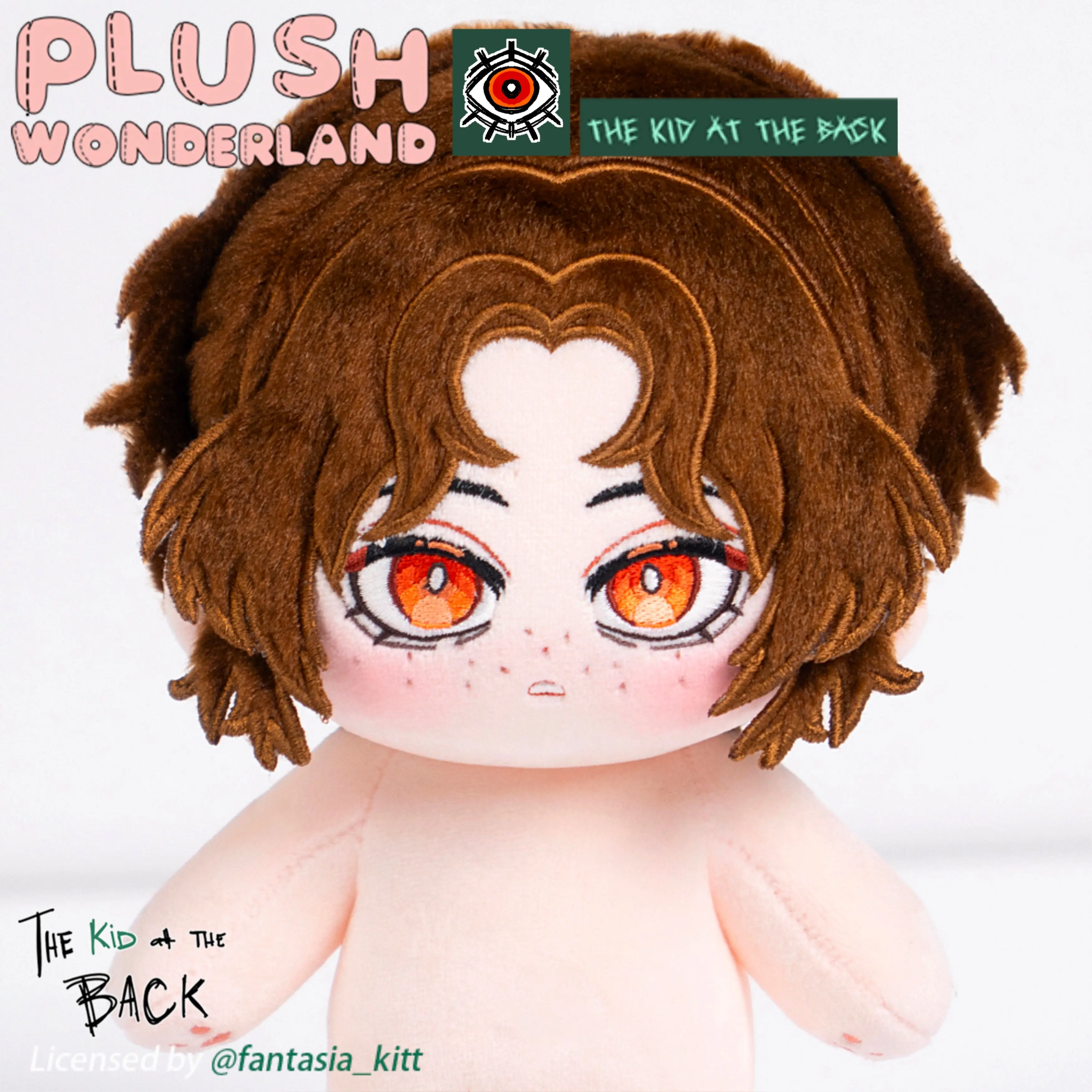 【Poll-Failed】【Authorized】PLUSH WONDERLAND The Kid at the Back Jessie Citrus Cotton Doll Plushie 20CM Doll - Image 5