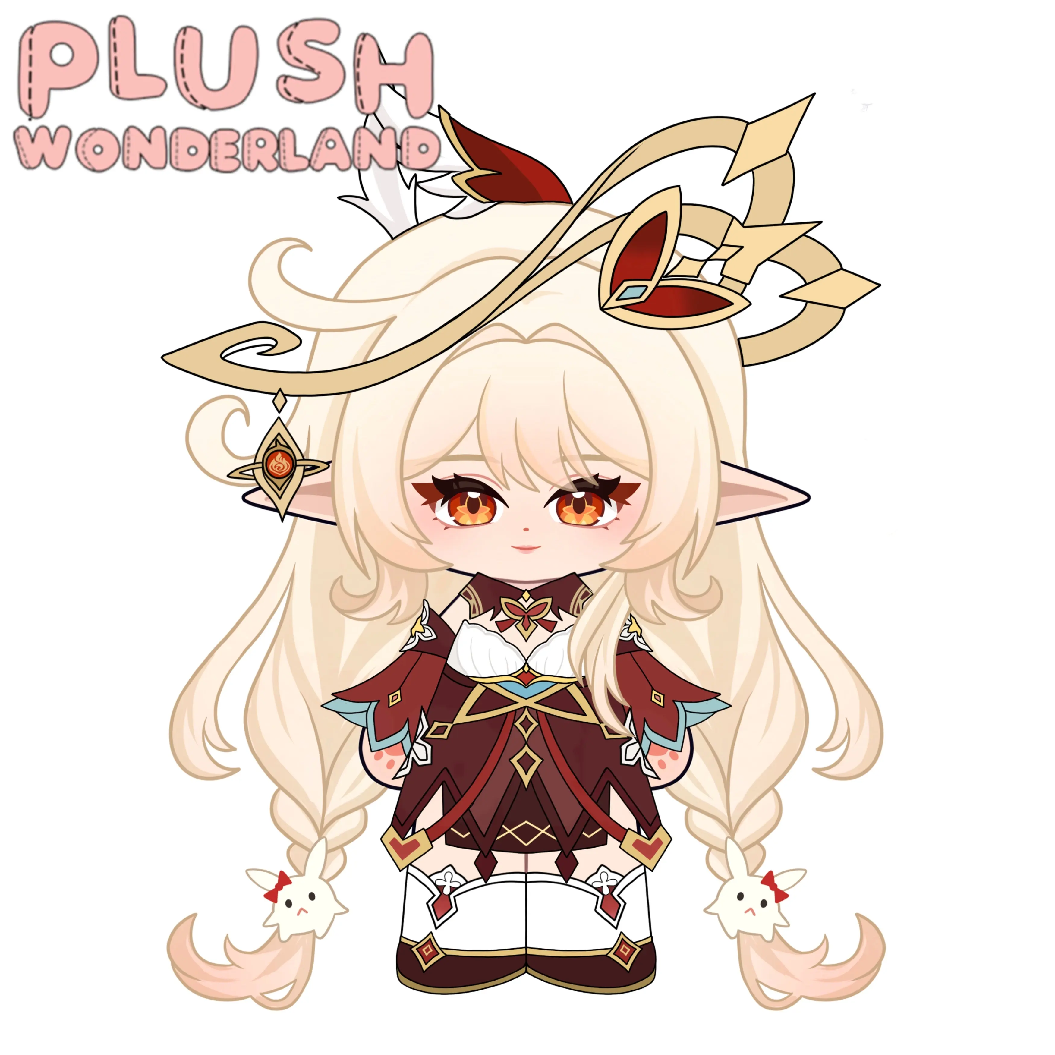 【PRESALE】PLUSH WONDERLAND Witch A 20CM Cotton Doll FANMADE - Image 3