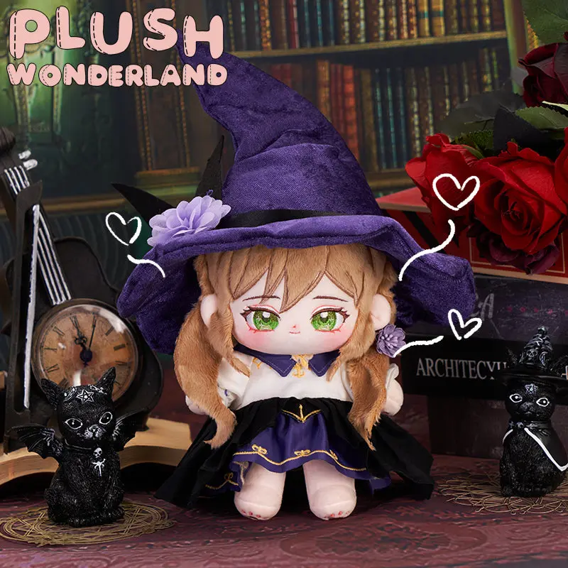 【Sold Out】PLUSH WONDERLAND Rose Witch Cotton Doll Plush 20 CM FANMADE - Image 3