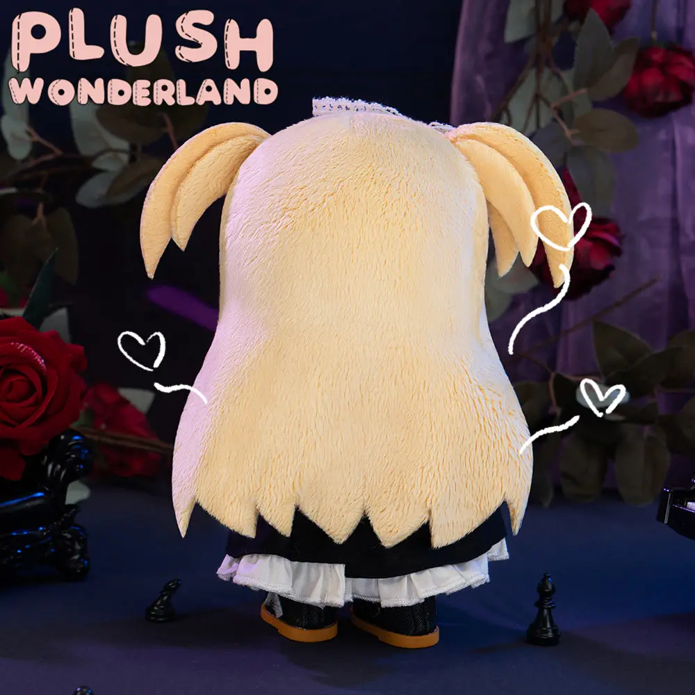 【Sold Out】PLUSH WONDERLAND Anime Apple Berry Sugar Doll Plush 20CM FANMADE Cute Black Outfit - Image 5