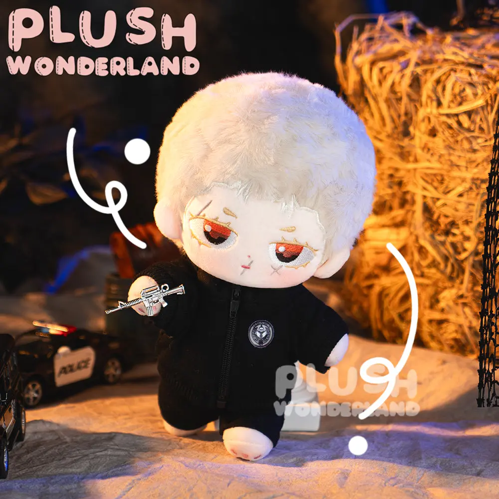 【In Stock】PLUSH WONDERLAND Casual Clothes for Skull Face Plushie Cotton Doll 20CM Clothes Hoodie FANMADE COD - Image 4