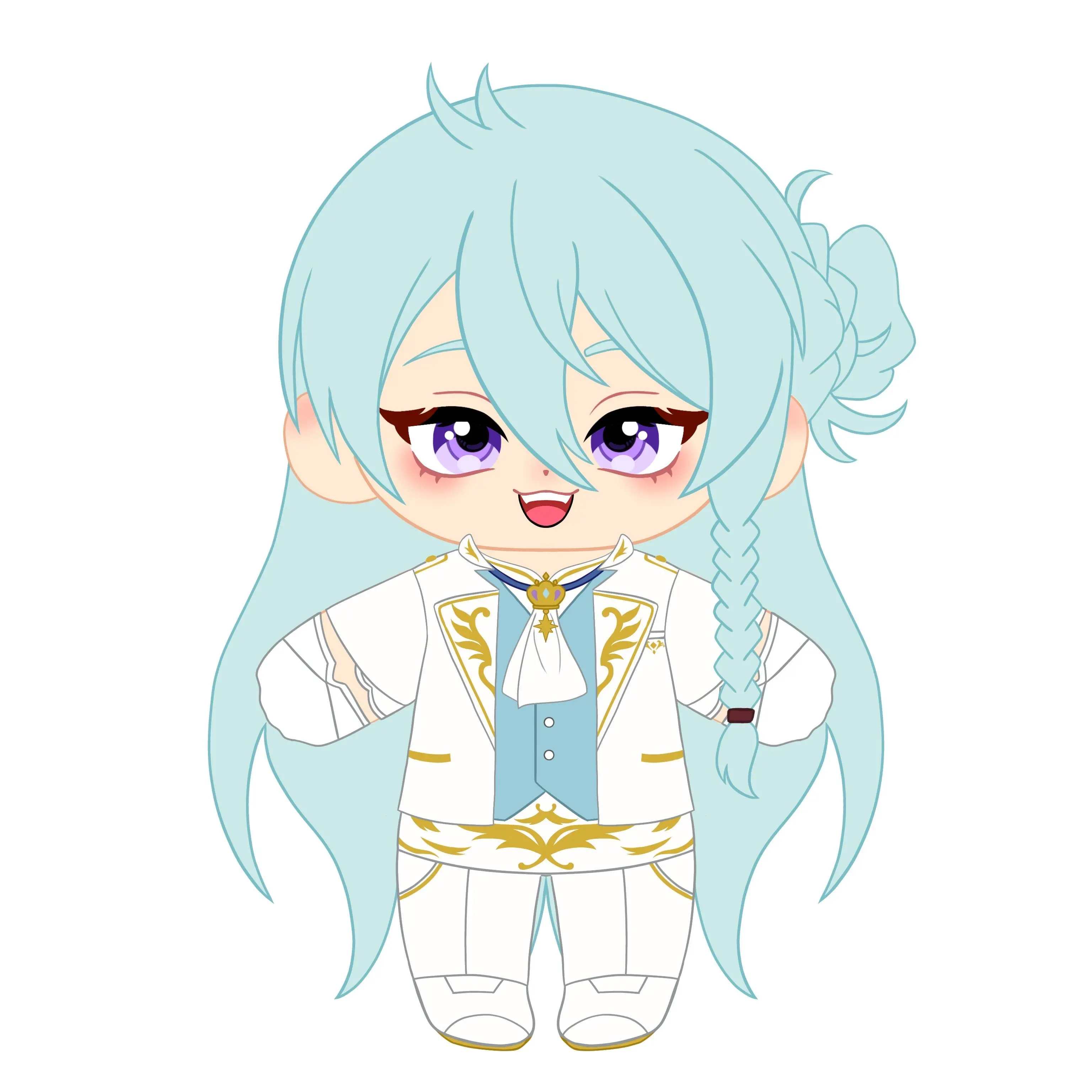 【POLL FAILED】PLUSH WONDERLAND Mask Minister 20CM Cotton Doll Plushie FANMADE - Image 3