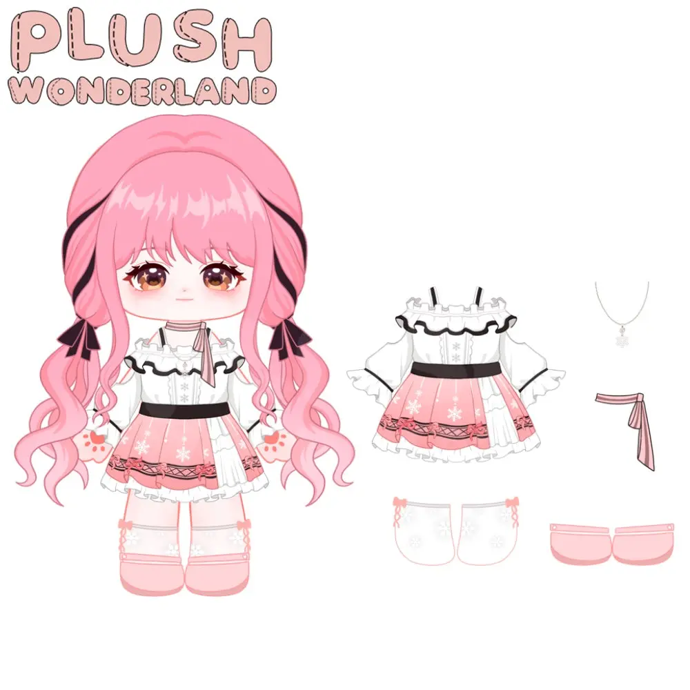 【POLL FAILED】PLUSH WONDERLAND Pink Girl Plushie 20CM Cotton Doll FANMADE - Image 3