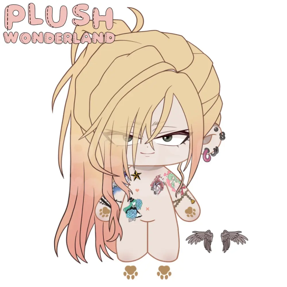 【Poll-Failed】PLUSH WONDERLAND Rebel Tattoo Boy Plushie 20CM Doll FANMADE - Image 3