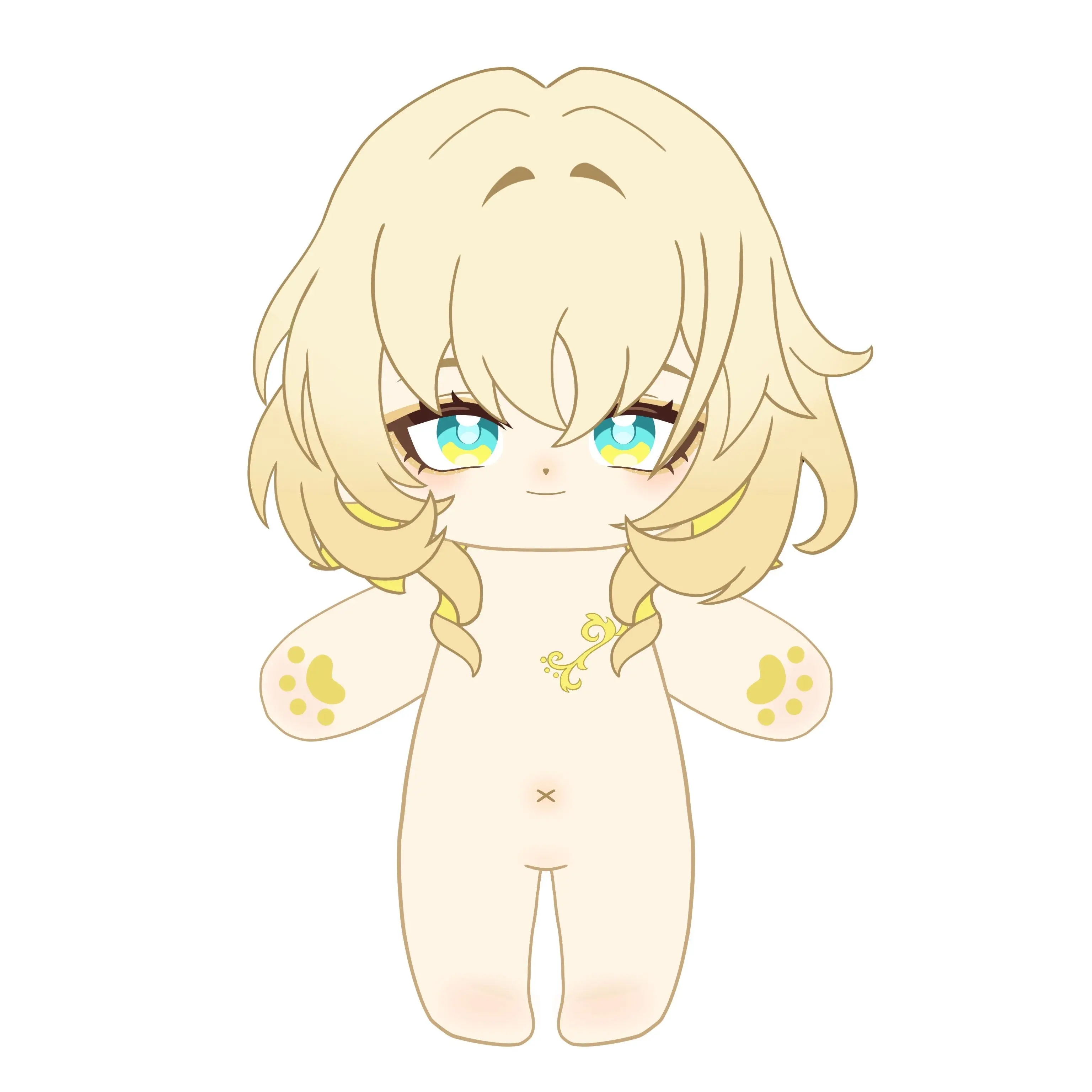 【POLL FAILED】PLUSH WONDERLAND The Weavers of Gold Cotton Plushie 20CM Doll FANMADE - Image 4