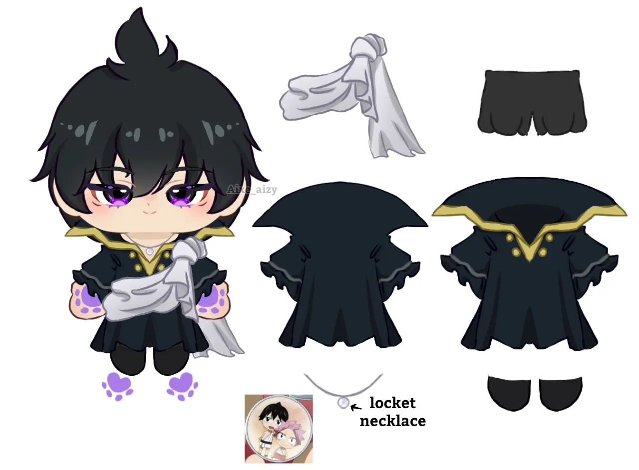 【Poll-Failed】PLUSH WONDERLAND Anime The Black Wizard Plushies Cotton 20CM Doll FANMADE - Image 2