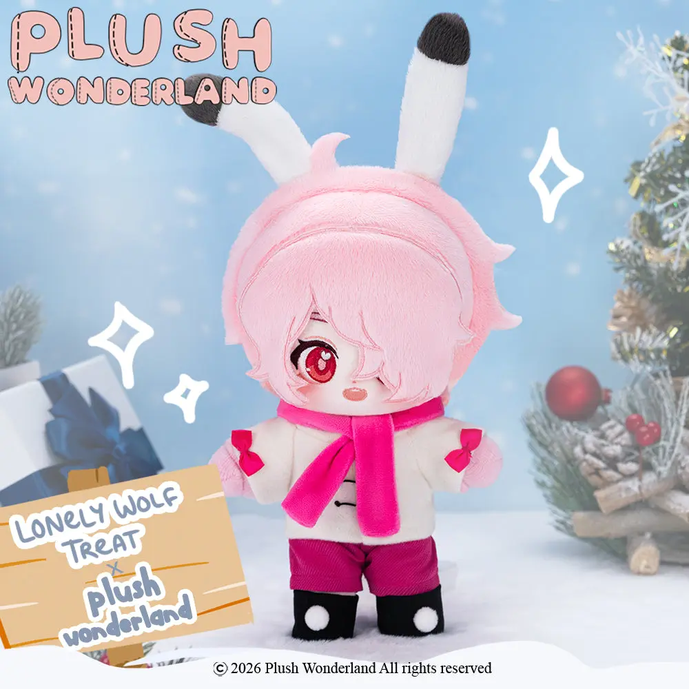 【PRESALE】【Authorized】PLUSH WONDERLAND Lonely Wolf Treat Mochi 20CM Plushie Cotton Doll - Image 3