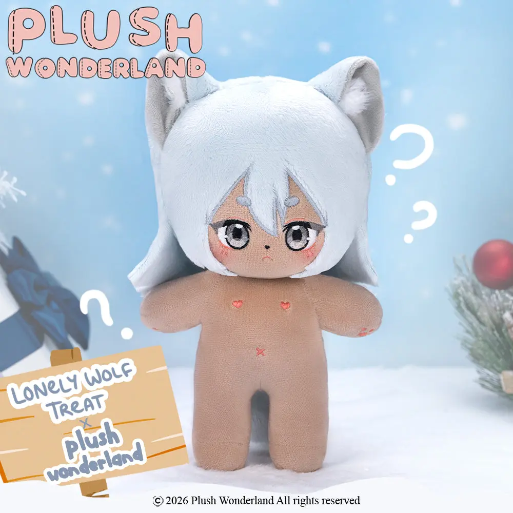 【PRESALE】【Authorized】PLUSH WONDERLAND Lonely Wolf Treat Treat 20CM Plushie Cotton Doll - Image 4