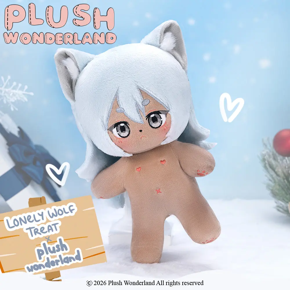 【PRESALE】【Authorized】PLUSH WONDERLAND Lonely Wolf Treat Treat 20CM Plushie Cotton Doll - Image 5