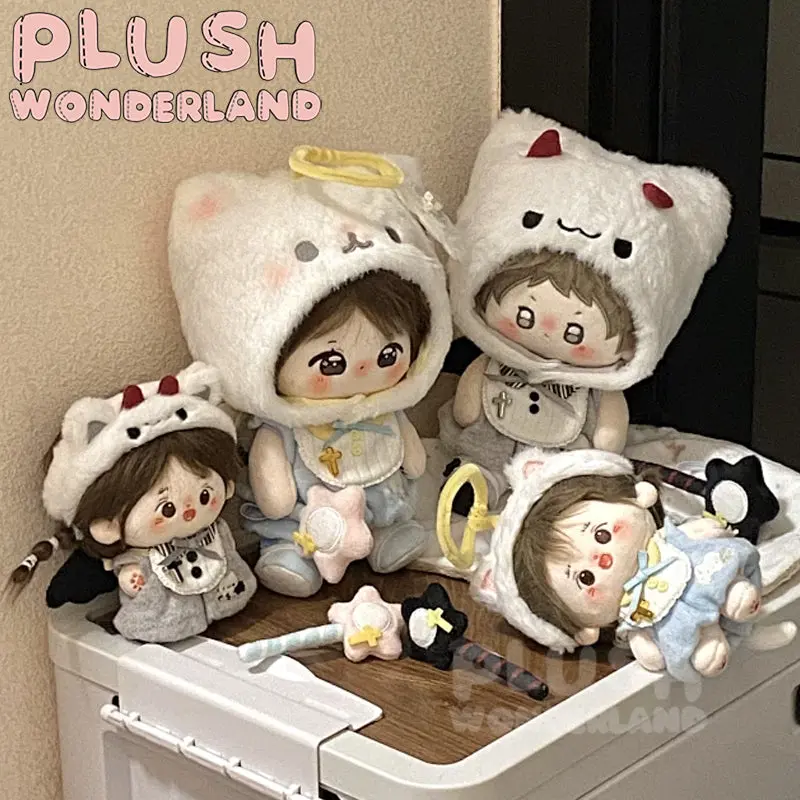 【PRESALE】PLUSH WONDERLAND Angel Meow Demon Meow Set 20CM Doll Clothes - Image 3