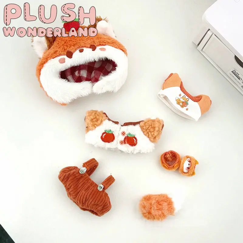 【In Stock】PLUSH WONDERLAND Apple  Fox And Orange Dog Plushies Cotton Doll Clothes 10CM/20CM - Image 4