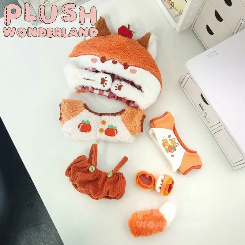 【In Stock】PLUSH WONDERLAND Apple  Fox And Orange Dog Plushies Cotton Doll Clothes 10CM/20CM - Image 5