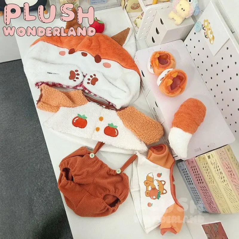 【In Stock】PLUSH WONDERLAND Apple  Fox And Orange Dog Plushies Cotton Doll Clothes 10CM/20CM - Image 6