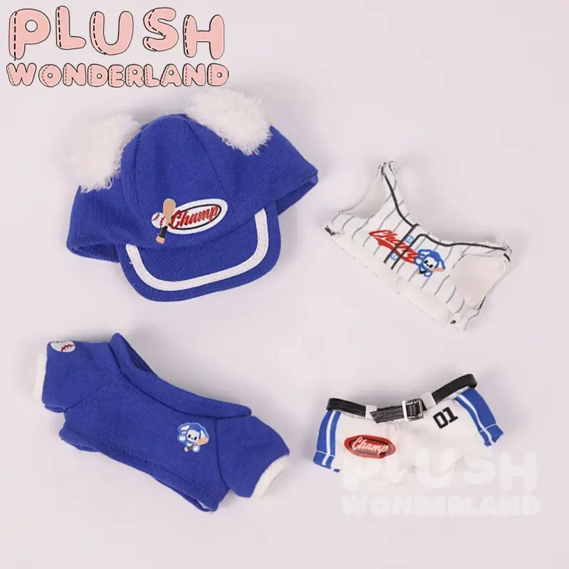 【In Stock】PLUSH WONDERLAND Baseball Uniform 10CM Doll Clothes - Image 6