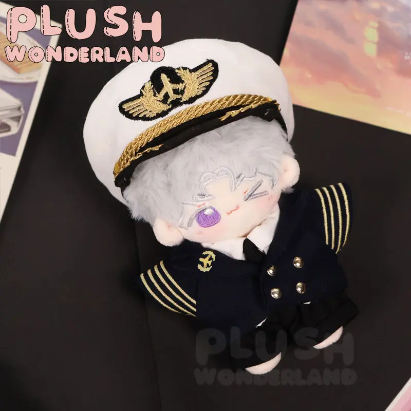 【In Stock】PLUSH WONDERLAND Captain Flight Uniform 10CM Doll Clothes