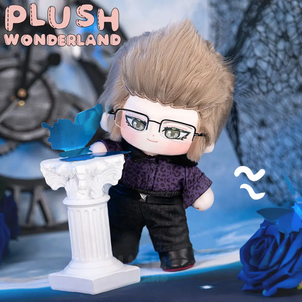 【Last Batch】【Few IN STOCK】PLUSH WONDERLAND Game glasses man Plushie 20CM Cotton Doll FANMADE