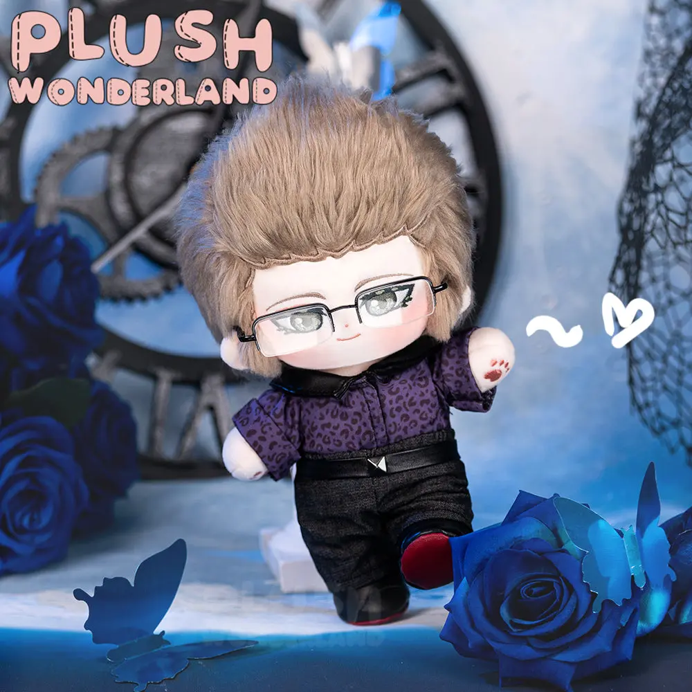 【Last Batch】【Few IN STOCK】PLUSH WONDERLAND Game glasses man Plushie 20CM Cotton Doll FANMADE - Image 3