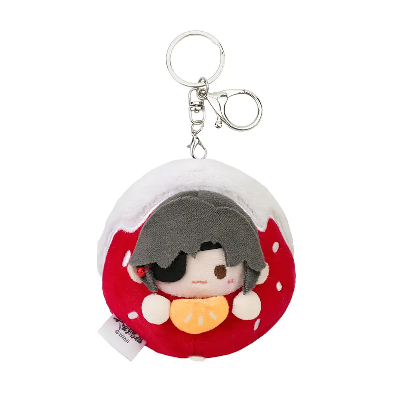 【In Stock】PLUSH WONDERLAND Heaven Official's's Blessing Hua Cheng/Xie Lian Plush Cotton 8CM Doll Chinese Food Series XieLian TGCF Stretchable Plush Pendant - Image 5