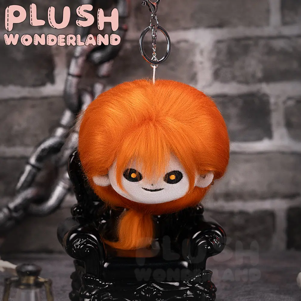 【In Stock】【10CM Doll】PLUSH WONDERLAND Orange head guy Plushie 10CM Doll Pendant Keychain FANMADE - Image 5
