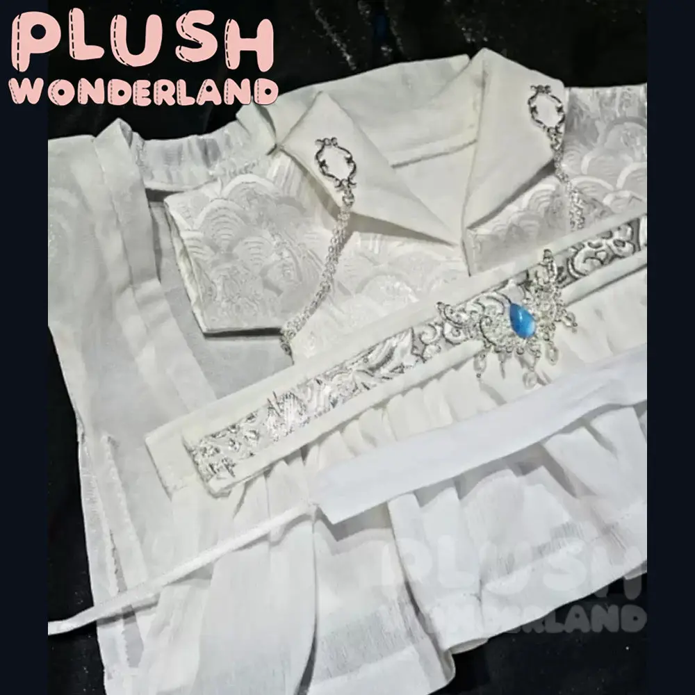 【PRESALE】PLUSH WONDERLAND Traditional Ancient Style White Clothing Set 20CM Doll Clothes - Image 4