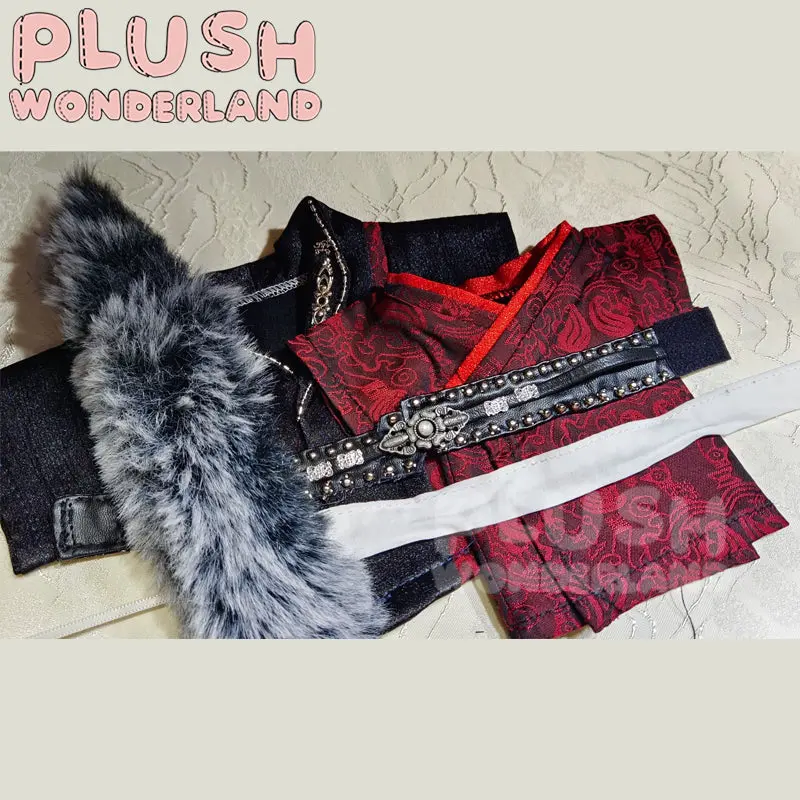 【PRESALE】PLUSH WONDERLAND Traditional Black Fur Collar suit Set 20CM Doll Clothes - Image 3