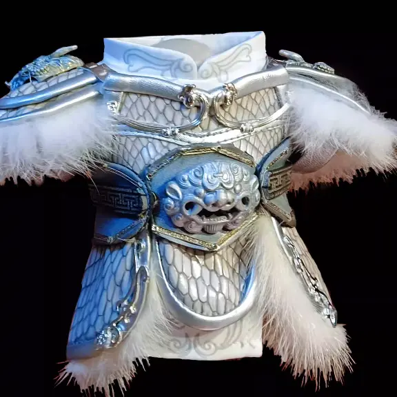 【PRESALE】PLUSH WONDERLAND Traditional General Armor Set 20CM Doll Clothes - Image 8